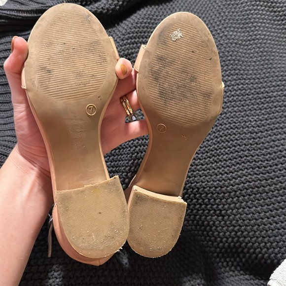 S5 - Lulus pink: tan Harper almond ankle strap heel size 7 - Picture 14 of 14